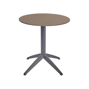 Стіл QUATRO FOLD ø 70 ANTRACITE-TAUPE